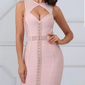Black or Pink Dress Bandage Bodycon!🔥